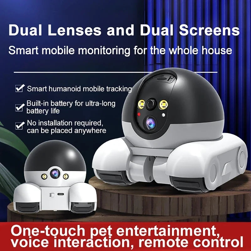 1080P WiFi Security Camera with Auto Tracking for Pets & Baby Monitoring