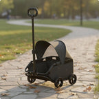 Small Foldable Outdoor Pet Stroller for Cats — Park-Ready Compact Travel Cart