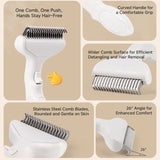 Pet Grooming Comb — Gentle Knot & Tangle Remover for Cats & Dogs