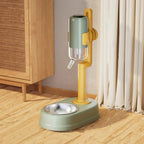 Vertical Dog Water Dispenser - No-Drip, Non-Slip, Stainless Steel