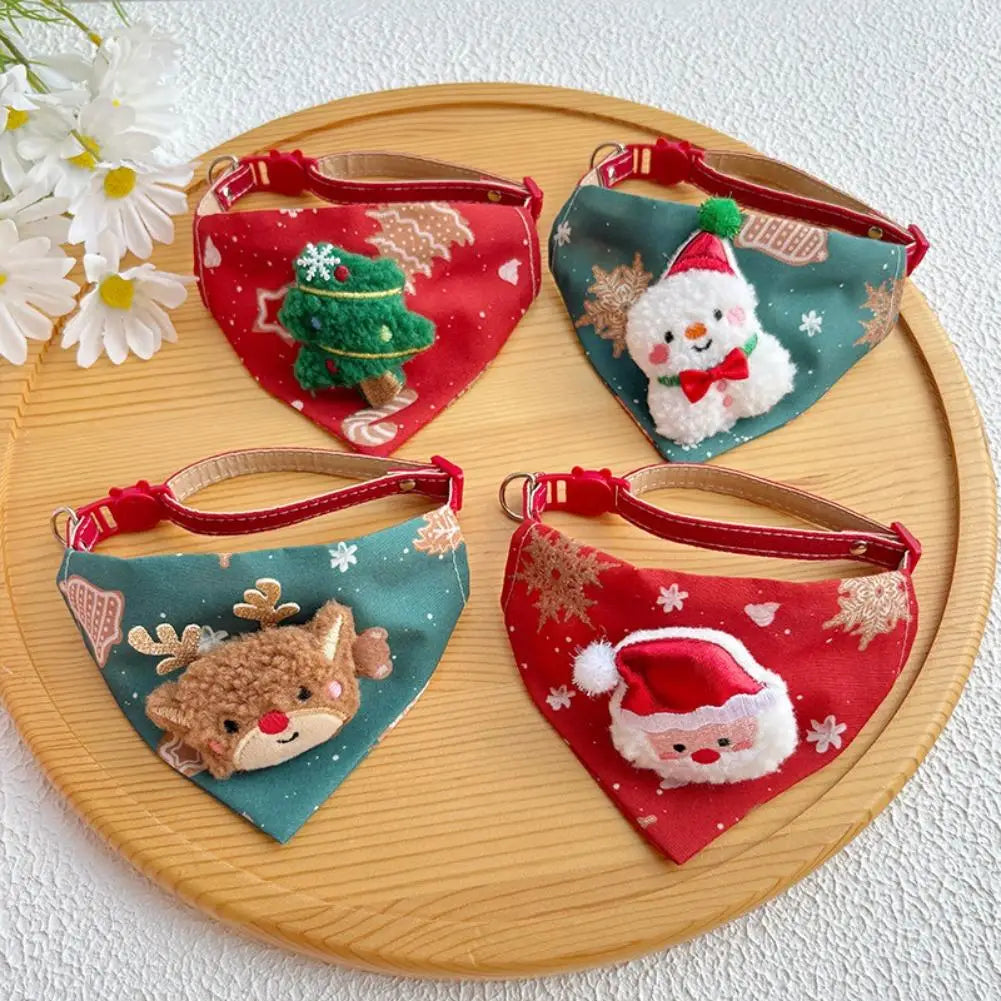 Christmas Pet Bandana Scarf