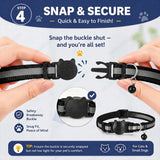 Adjustable GPS Tracker Collar — AirTag-Compatible Pet Safety Collar