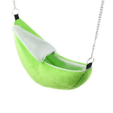 Bear-Shape Plush Hammock Bed — Warm Winter Nest for Hamsters & Small Pets