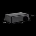 Ventilated Reptile Hide Box — Rectangular Shelter for Geckos, Snakes & Spiders