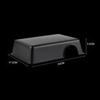 Ventilated Reptile Hide Box — Rectangular Shelter for Geckos, Snakes & Spiders