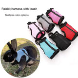Vest-Style Carrier Bag with Harness & Leash Set for Rabbits