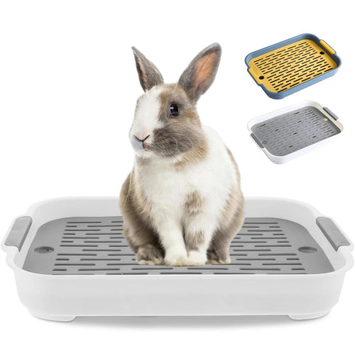 Corner Toilet Box for Small Pets — Compact Litter Tray