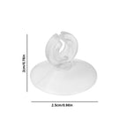 Silicone Air Pump Cylinder Holder with Suction Cups (Tank Mount)