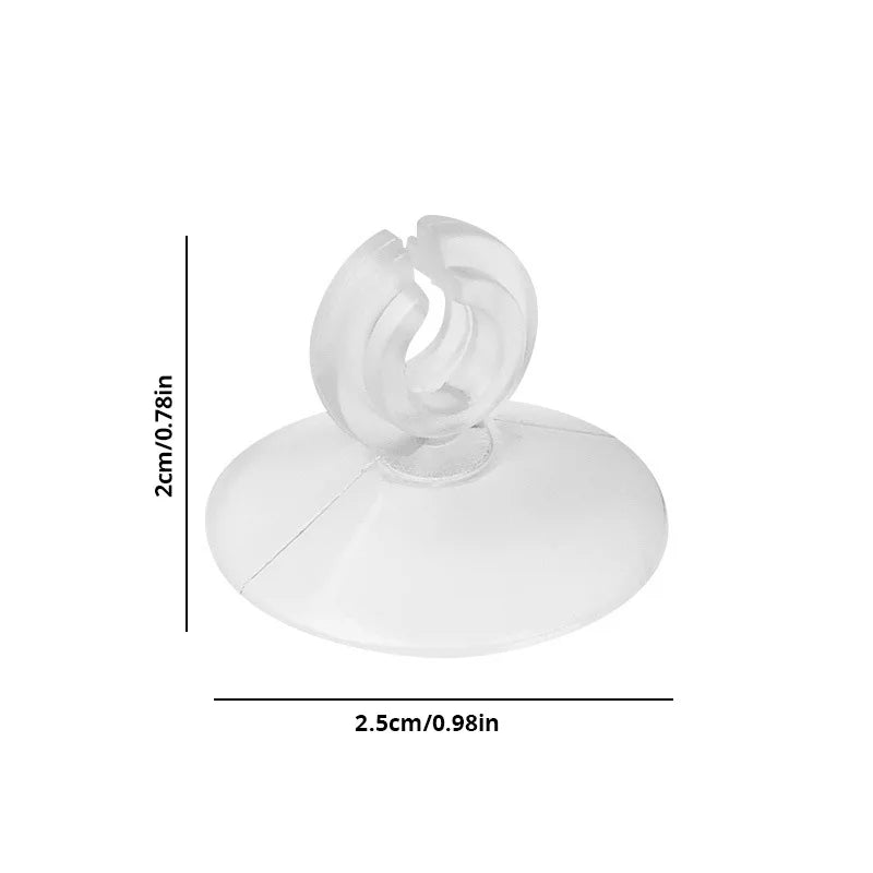 Silicone Air Pump Cylinder Holder with Suction Cups (Tank Mount)