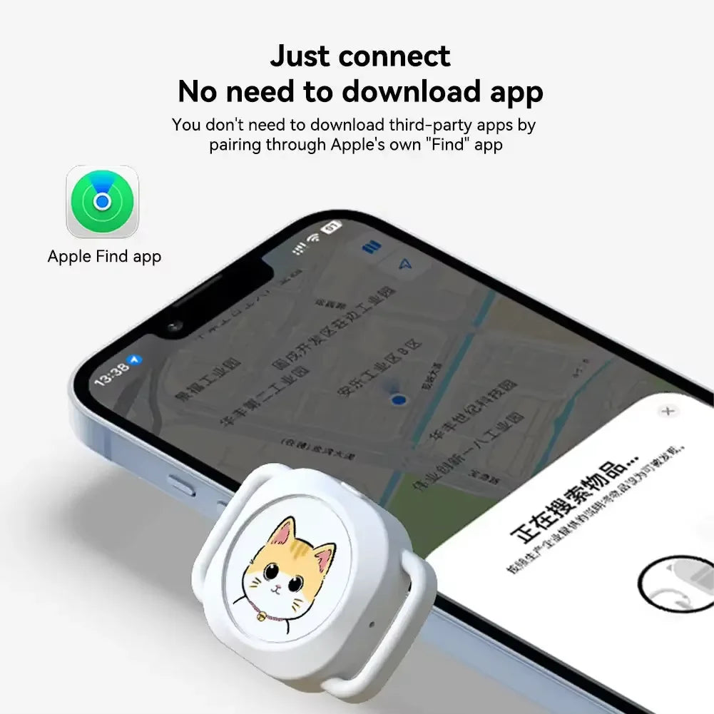 Bluetooth Smart Activity GPS Tracker for Dogs & Cats - Real-Time Global Anti-Loss Locator