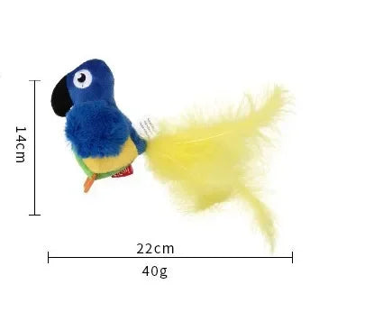 Bird & Mouse Sound Teaser Wand — Melody Self-Play Cat Toy