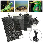 Adjustable Graphene Reptile Heat Mat — 10-Level Thermostat, 5W–45W
