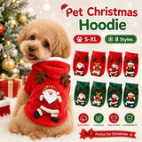 Christmas Flannel Hoodie for Dogs & Cats (Winter Clothes)