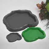 3-in-1 Rock-Look Reptile Bowl — Food, Water & Soaking Dish