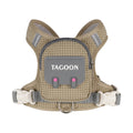 Plaid Dog Leash and Harness Set with Storage Bag (Detachable, Hiking)