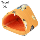 Cozy Small Pet Sleeping Bed — Warm Flannel Nest for Hamsters & Rabbits