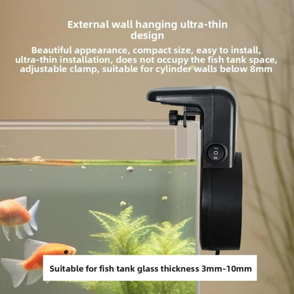 Mini USB Aquarium Cooling Fan (5V, 3W, Speed Regulation, Fish Tank Cooling)
