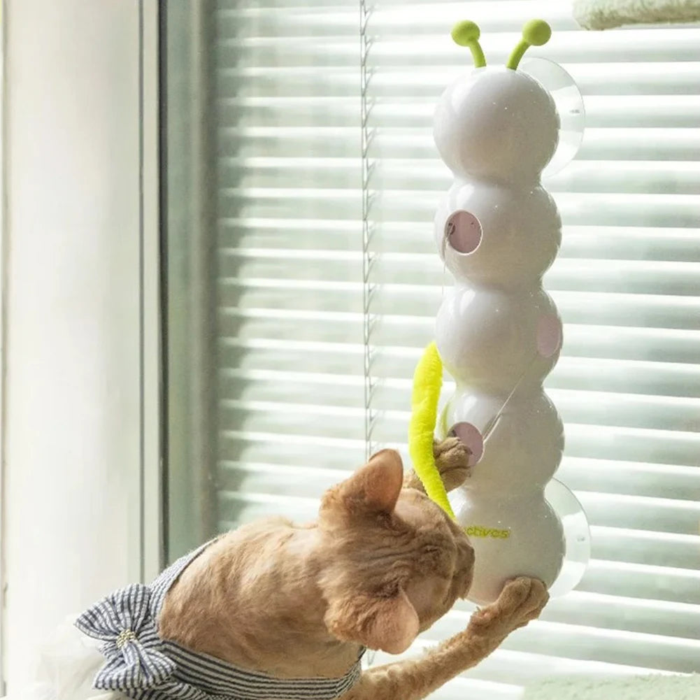 Auto-Swing Cat Wand Toy — Durable, Rechargeable, Replaceable Tails