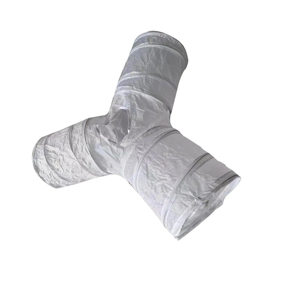 Y-Shape Foldable Cat Tunnel with Play Ball — 3-Entrance Tunnel Set
