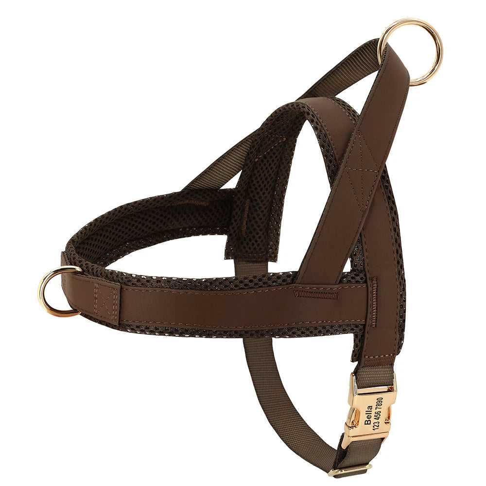 Personalized Engraved Dog Harness
