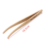 Bamboo Feeding Tweezers for Reptiles — Long-Reach Safe Handling Tool