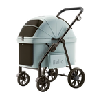 Bello Premium Foldable 4-Wheel Pet Stroller for Large Dogs — New Design Travel Carrier
