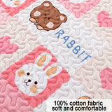 Washable Rabbit Floor Mat — Cotton Training Pad & Cage Liner