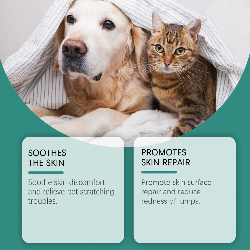 Pet Skin Repair Spray — Hypoallergenic Relief for Redness & Itching