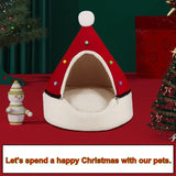 Christmas Tree Cat Nest (Semi-Closed Winter Warm House)