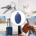 Oval Mini GPS Smart Tracker & Anti-Loss Locator for Pets, Kids, Bags & Keys