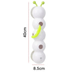 Smart Whack-a-Mole Caterpillar Cat Toy — Motion Sensor Feather Teaser
