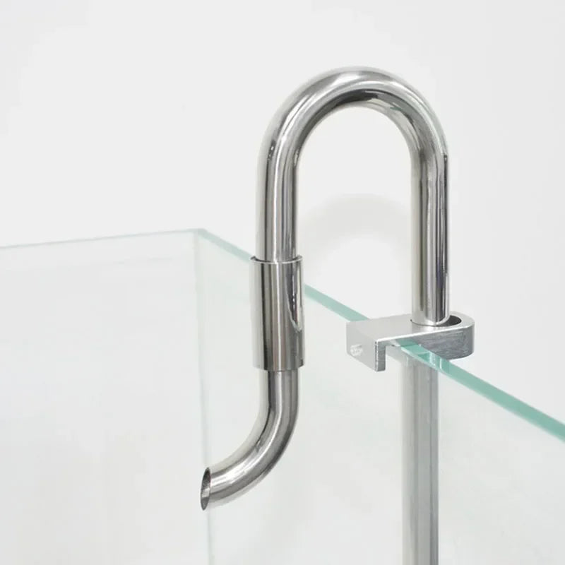 Aluminum Alloy Aquarium Tube Holder Clamp (Water Pipe Hose Mount, Glass Clip)