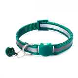 Reflective Cat Collar with Bell — Adjustable Kitten Safety Necklace