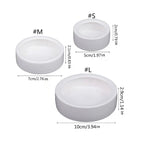 Anti-Escape Ceramic Feeder Dish — Worm-Proof Bowl for Geckos & Small Reptiles