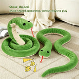 Crinkle Snake Kick Toy (Dual-Use Pet Toy)