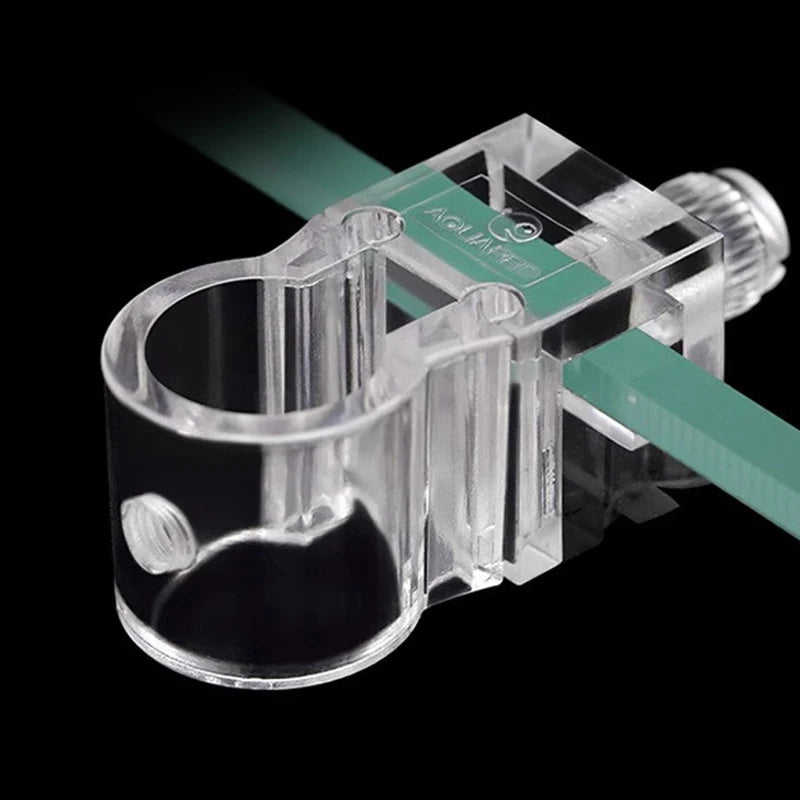 Acrylic Aquarium Pipe Clamp & Filter Hose Fixing Bracket