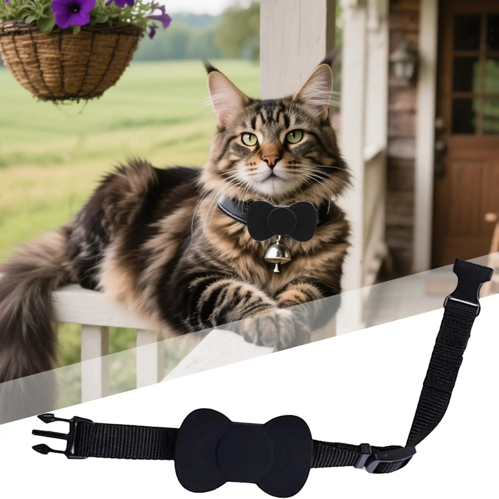 GPS Smart Locator Collar for Cats & Dogs - Comfortable Harness Design
