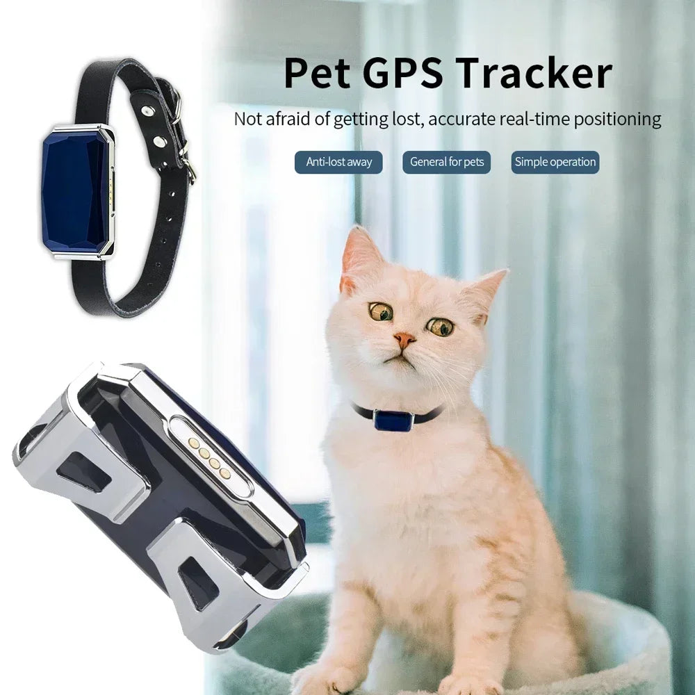 2G GPRS Waterproof GPS Tracker Collar for Cats & Dogs