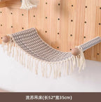 Wall-Mounted Cat Climbing Shelf & Hammock