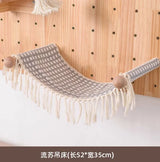 Wall-Mounted Cat Climbing Shelf & Hammock