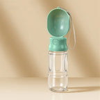 Outdoor Dog Water Bottle with Filter (Leakproof, Dry/Wet Separation, Press Design)