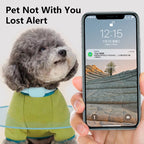 Waterproof Real-Time GPS Tracker for Dogs & Cats - iOS Anti-Loss with Collar