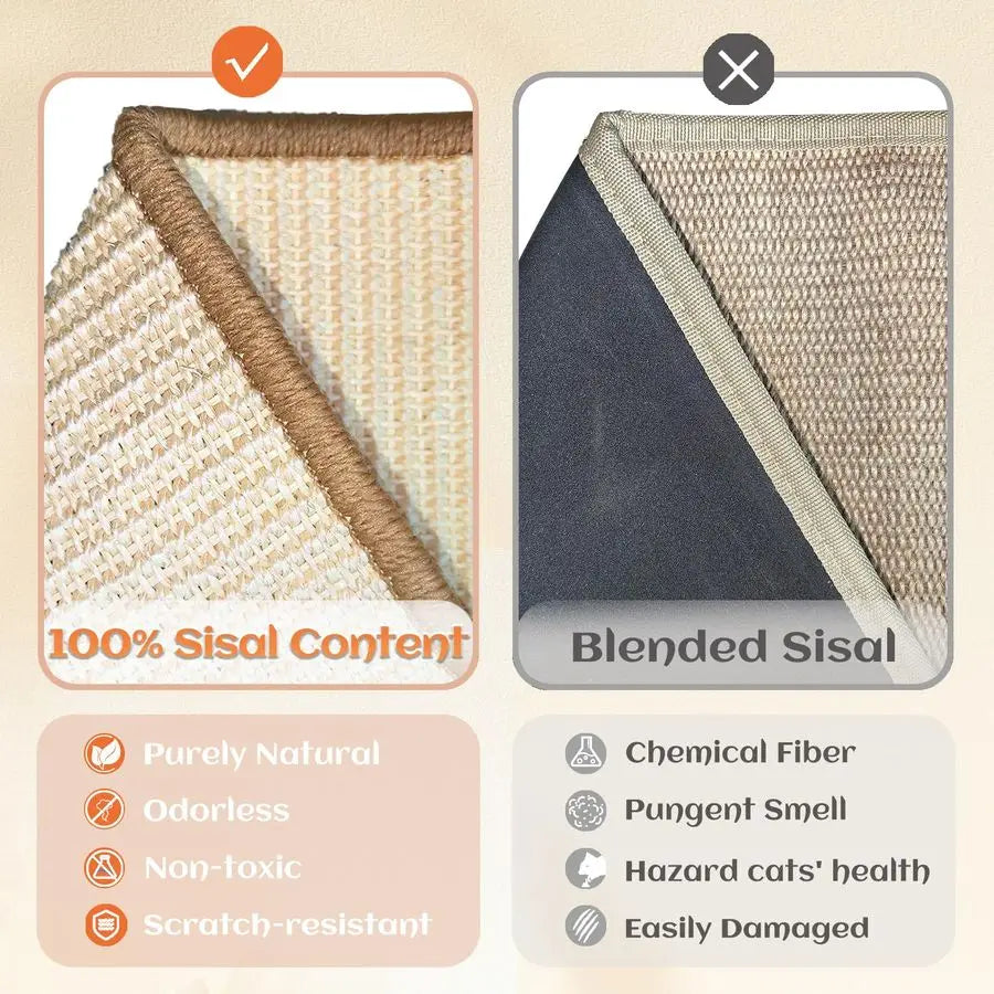 Sisal Cat Scratcher Hammock Chair for Large Cats