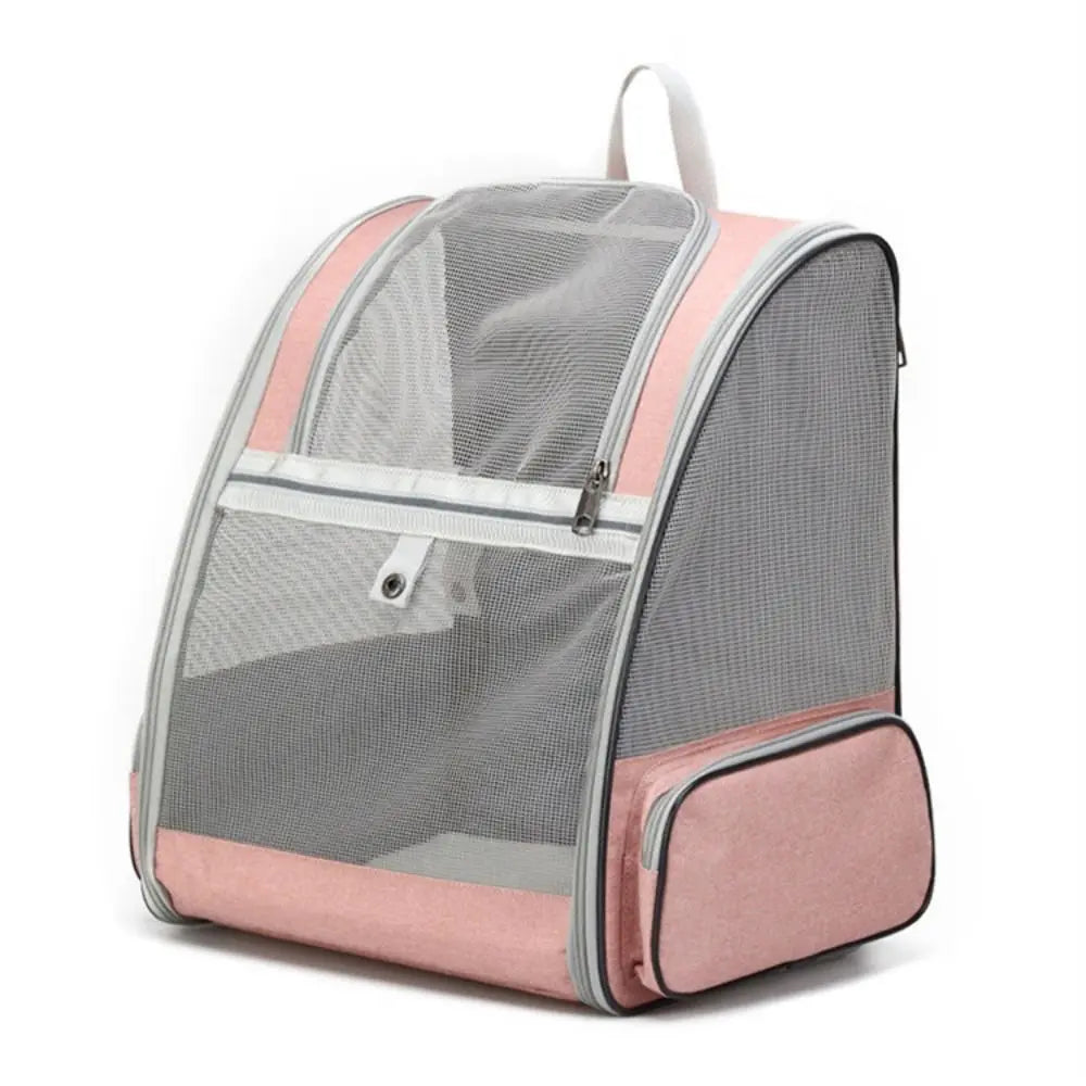 Foldable Pet Carrier Backpack (Suede, Large Capacity, 5 Colors)