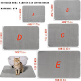 Large Waterproof Cat Litter Mat (Easy-Clean Pet Toilet Mat)