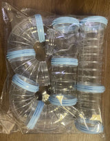 Hamster Tunnel Tube Set — DIY Modular Pipes for Cage Play