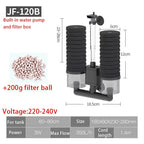 Submersible Aquarium Filter with Bio Media Balls 220V