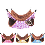 Plush Winter Pet Hammock — Double-Layer Fleece Hanging Bed