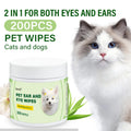 2-in-1 Ear & Eye Wipes — Gentle Botanical Formula, 200-Count
