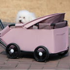 Small Foldable Outdoor Pet Stroller for Cats — Park-Ready Compact Travel Cart